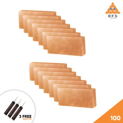 Pink salt bricks pack of 100