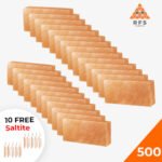 Wholesale RFS Tradings Pink Salt Bricks 8" x 4" x 2" - Pack 500