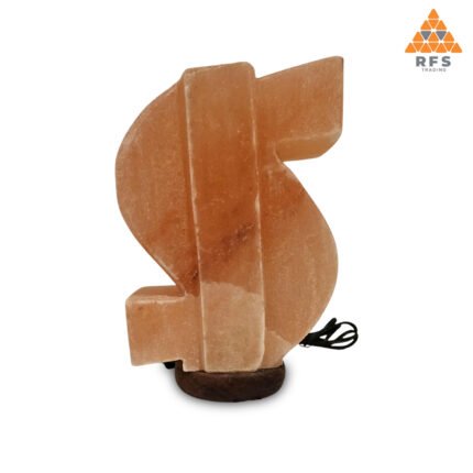 Pink Himalayan Salt - Dollar Sign Lamp in canada