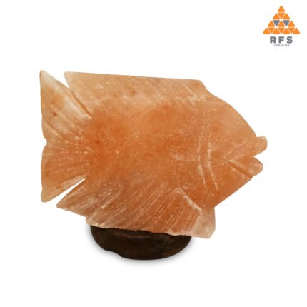 Pink Himalayan Salt Lamp - Fish Lamp Shape