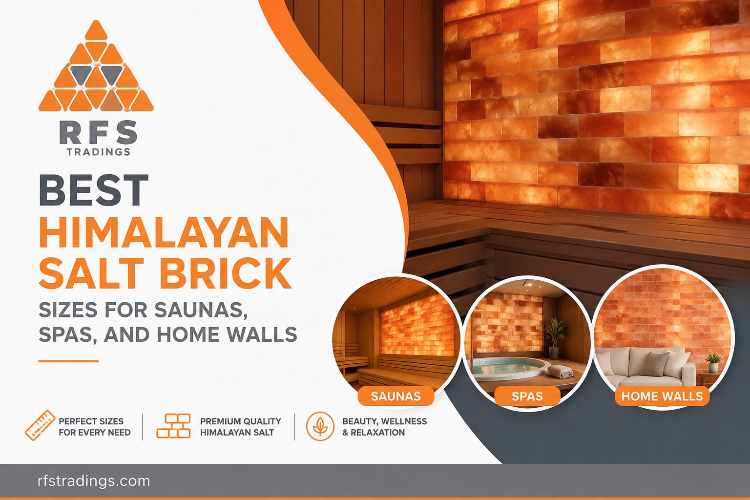 Himalayan Salt Brick Sizes: Sauna, Spa & Wall Guide